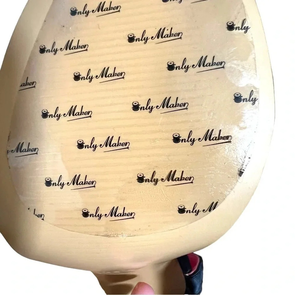 NEW Only Maker Bow Mouse Ears Satin Black Pink Stiletto Heels Size 37 (US 6.5) - Picture 9 of 12